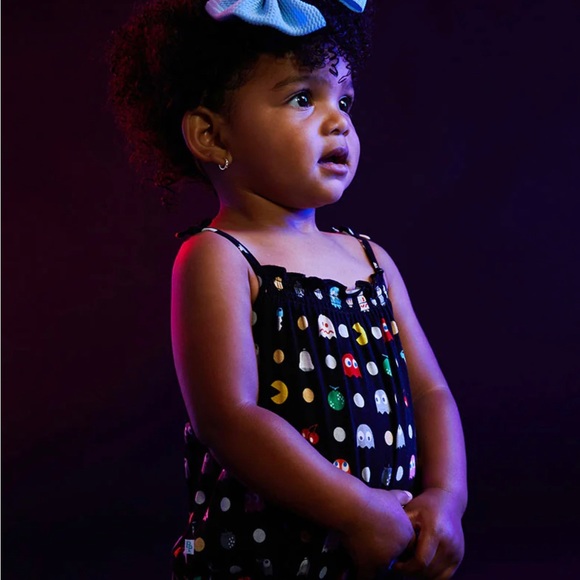 PAC-MAN™ Sleeveless Bubble Romper - Picture 2 of 5